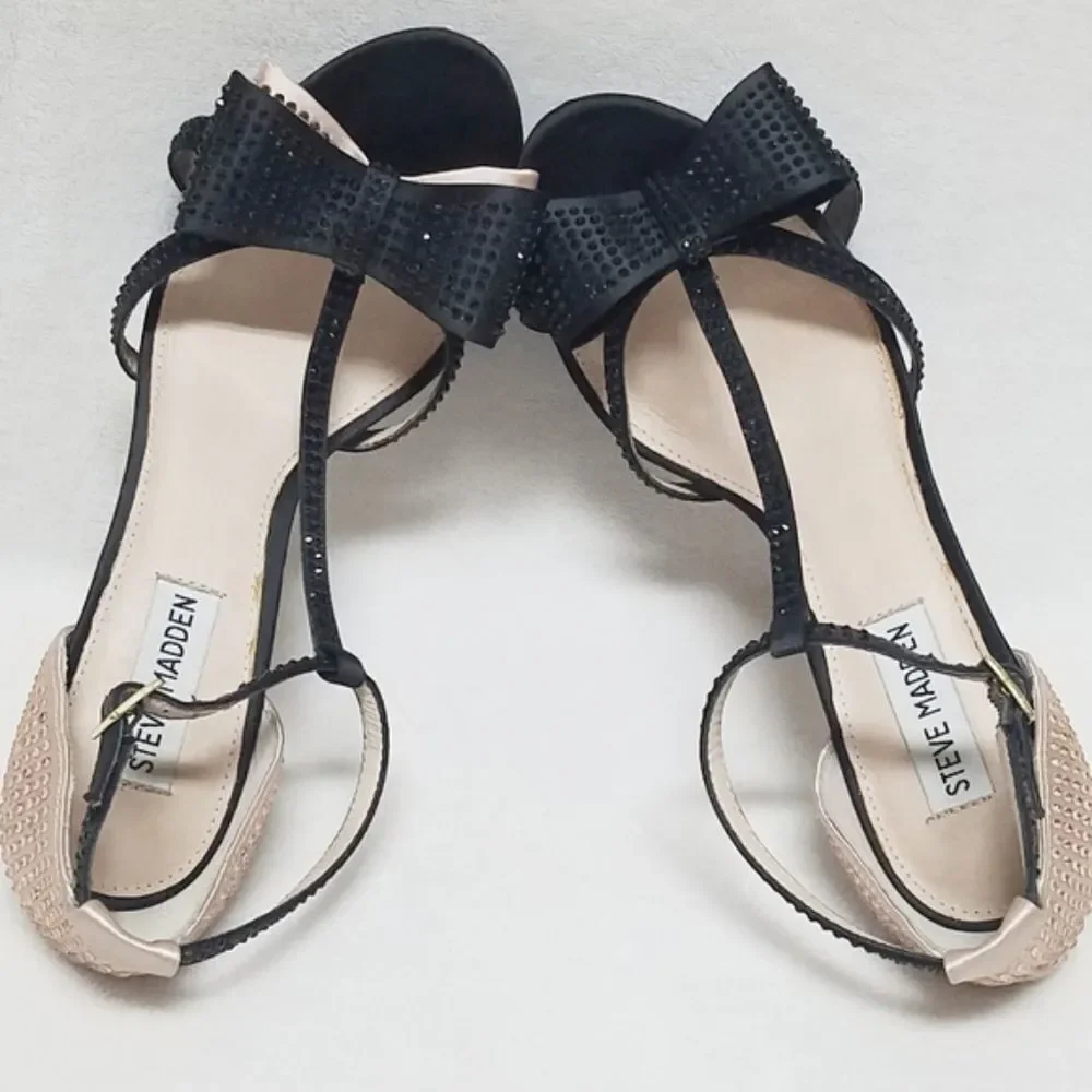 STEVE Madden Holly T-Strap Platform Stiletto Heels